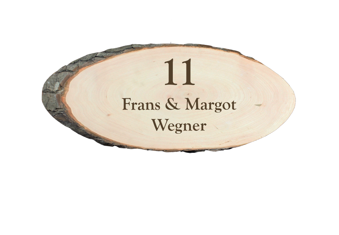 Namensschild Baumscheibe – 310 x 150 mm (Art 1503)