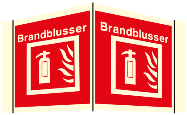 Feuerlöscher-Schild