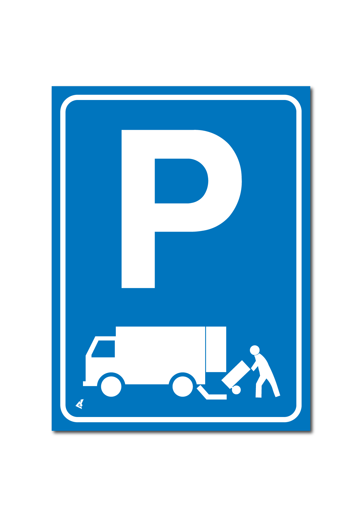 Parken zum direkten Be- und Entladen von Waren