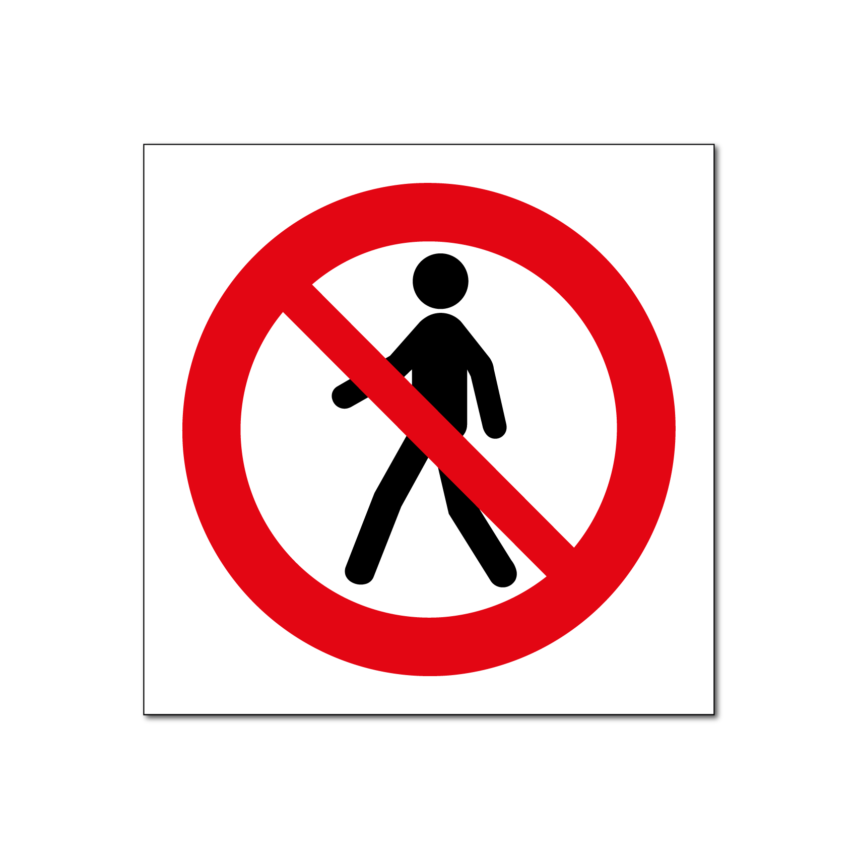 Verboten für Fußgänger (DRO121)