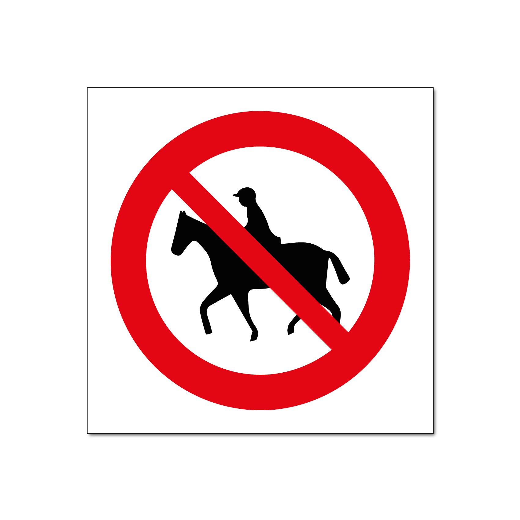 Verboten für Pferde (DRO127)