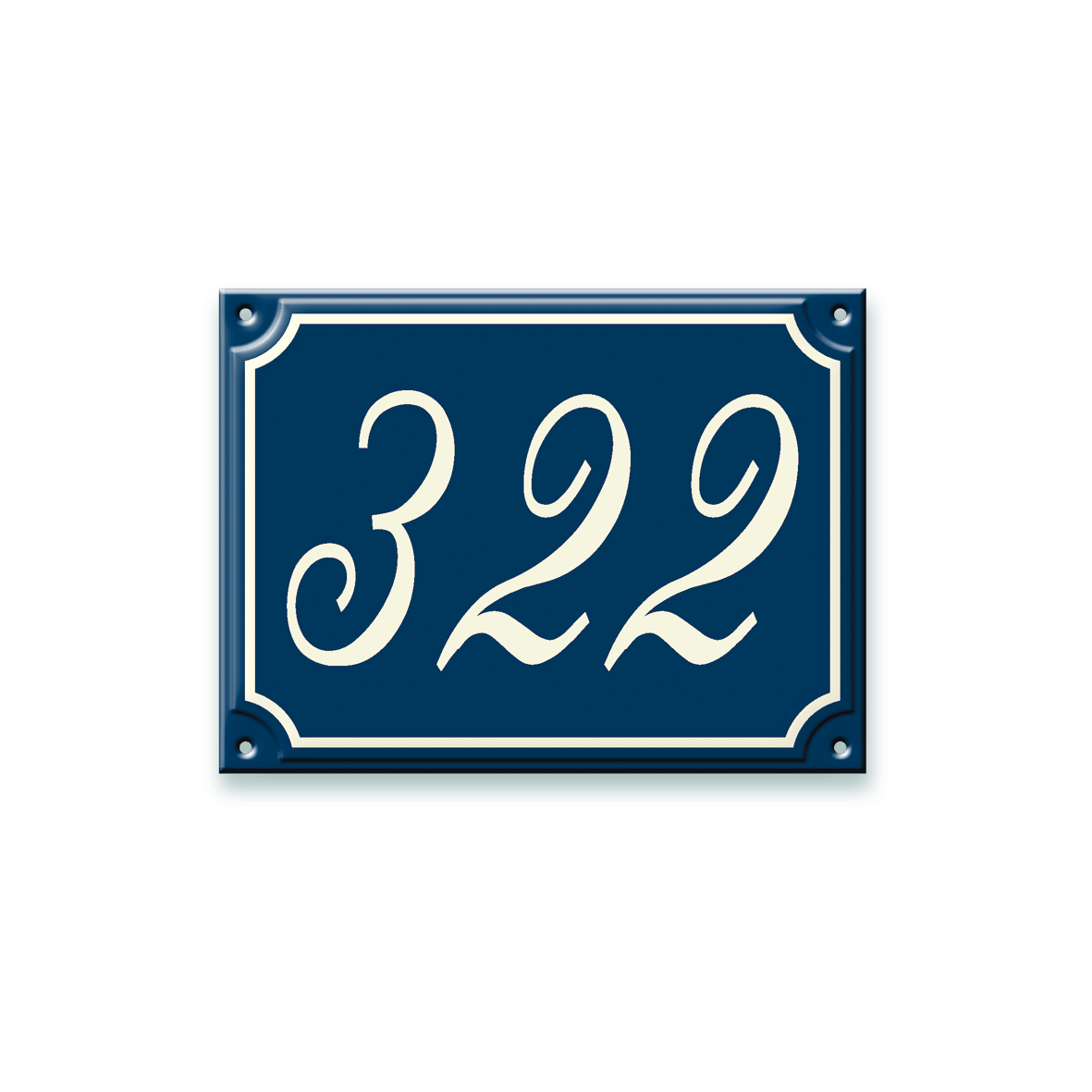 3D gegossenes Namensschild – 20×15 cm (Art. 540)
